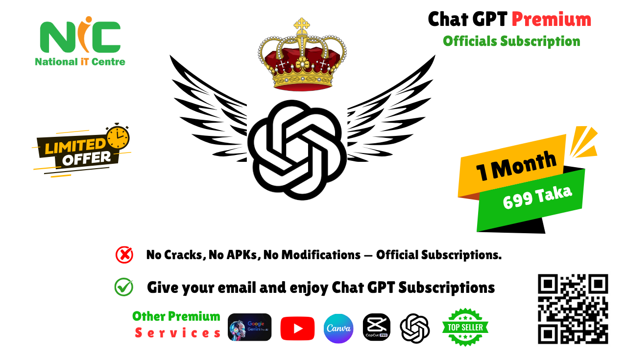 Chat GPT Officials Subscription